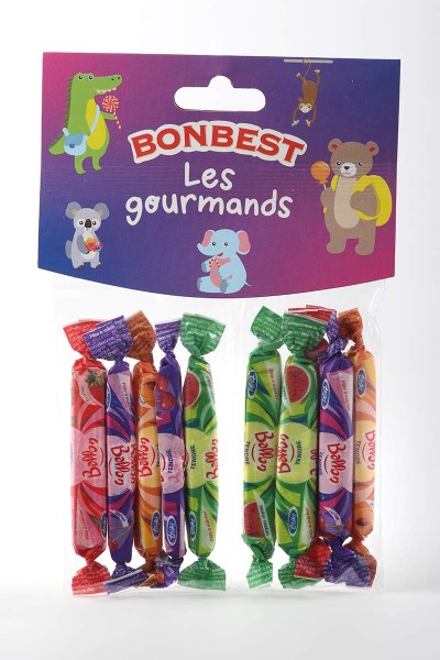 BONBEST Bonbons tendres pâtes à mâcher papillottes 10 pièces