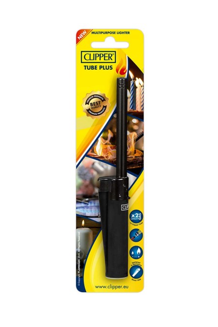 CLIPPER Allume-feu Tube Plus, réutilisable et rechargeable