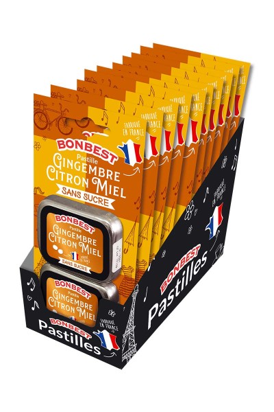 BONBEST Pastille sans sucre blister de 2 boites de 16g