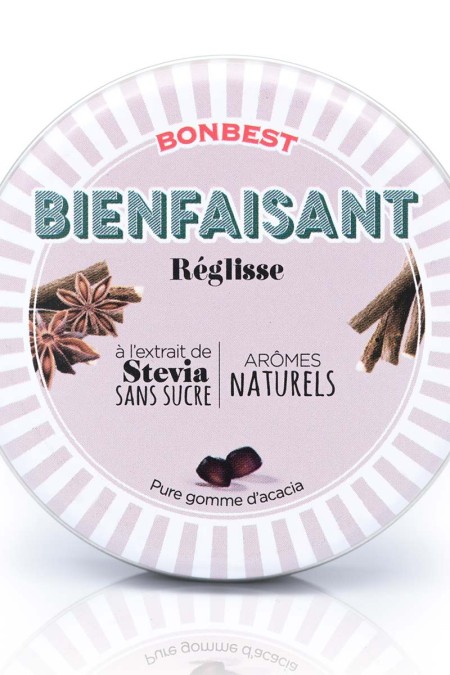 BONBEST Bienfaisant Gomme d'acacia à la Stévia boite 35g