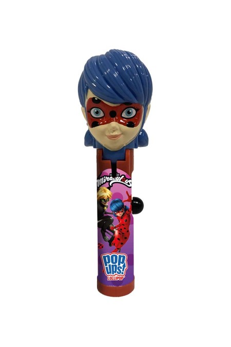 Pop Ups Lollipop avec sucette goût fraise