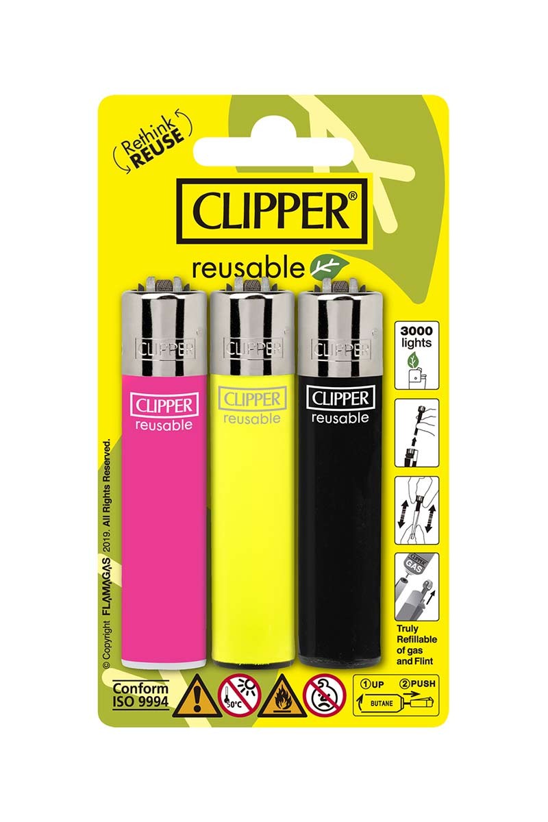 CLIPPER Briquet réutilisable et rechargeable, leader mondial
