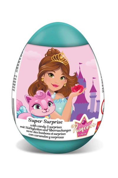 Oeuf Surprise avec bonbons jelly beans et autocollants