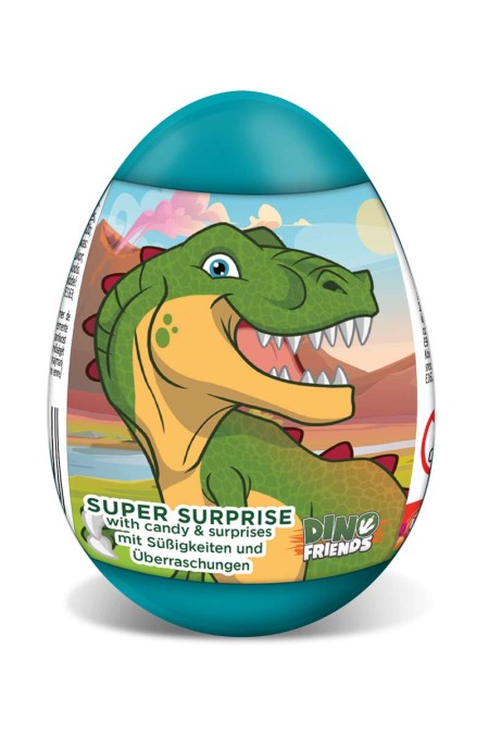 Oeuf Surprise avec bonbons jelly beans et autocollants