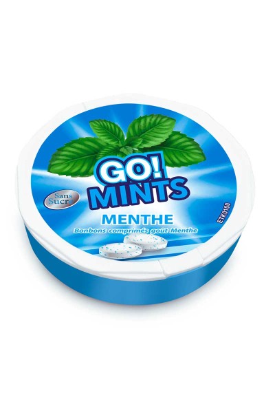 GO Bonbons comprimés sans sucre boite 42g