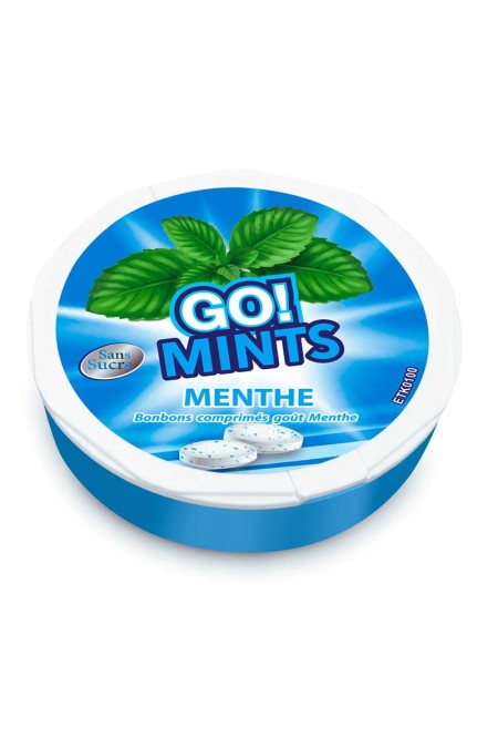 GO Bonbons comprimés sans sucre boite 42g