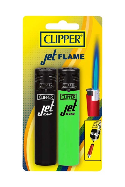 CLIPPER Briquet Jet Flame, électronique et rechargeable