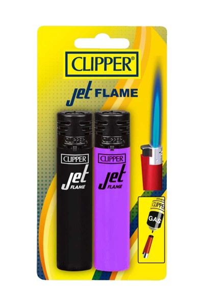 CLIPPER Briquet Jet Flame, électronique et rechargeable