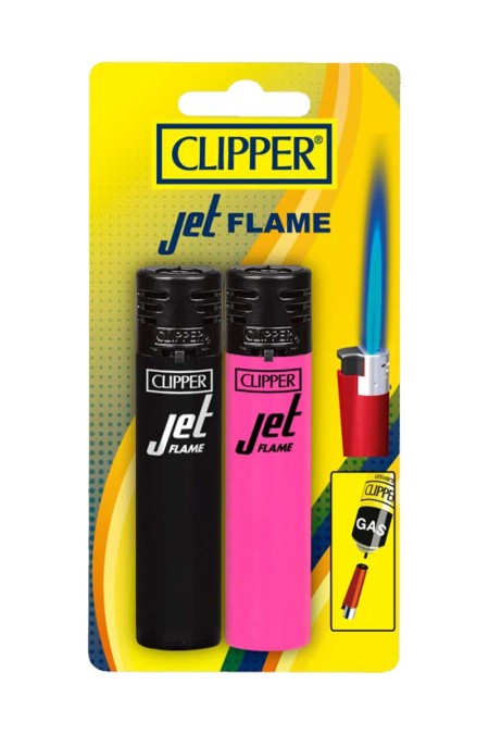 CLIPPER Briquet Jet Flame, électronique et rechargeable