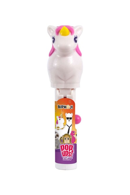 Pop Ups Lollipop avec sucette goût fraise