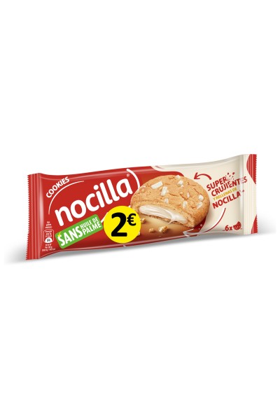 NOCILLA Cookies fourrés à la pâte à tartiner sans huile de palme