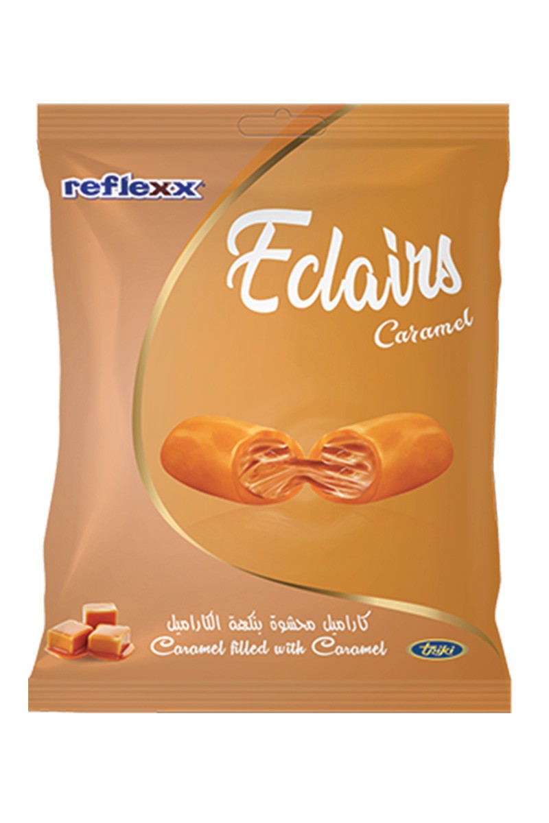 ECLAIRS REFLEXX Bonbons au caramel fourré, 4 parfums au choix