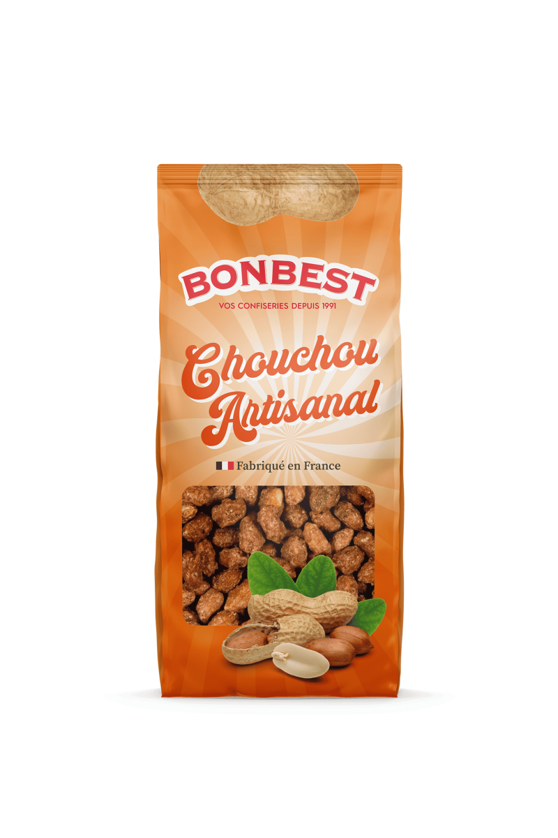 BONBEST Chouchou artisanal cacahuètes caramélisées