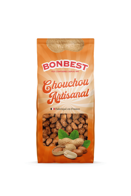 BONBEST Chouchou artisanal cacahuètes caramélisées