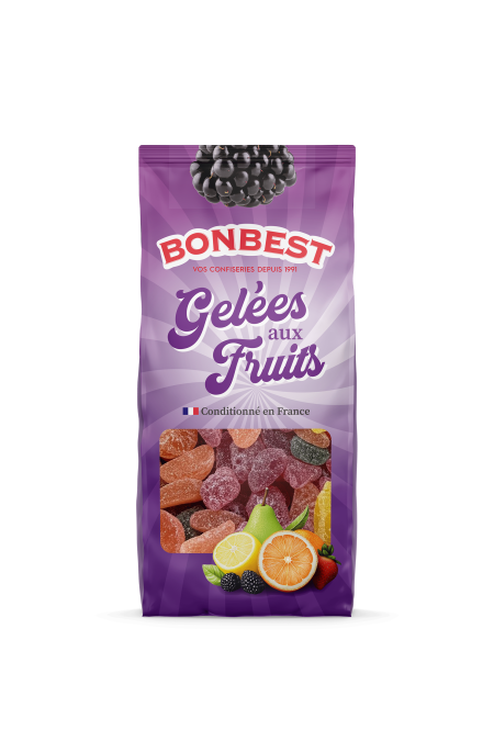 BONBEST Gelées aux fruit  100% végétaliennes