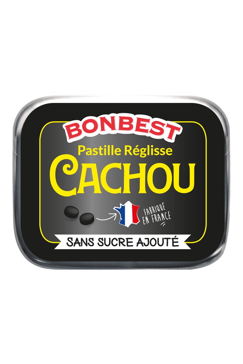 BONBEST Pastille réglisse Cachou sans sucre ajouté 2 x 8g 2