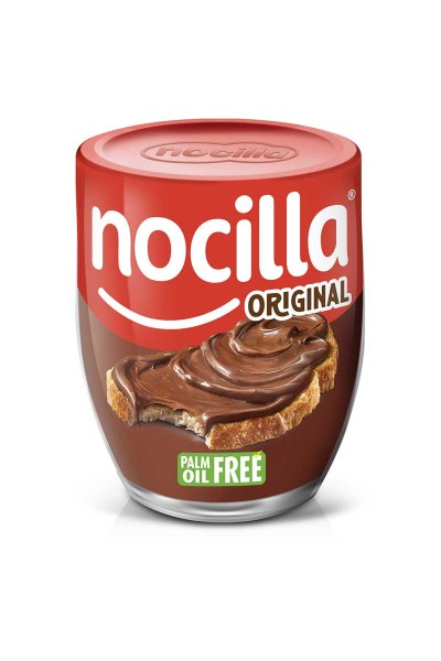 NOCILLA Pâte à tartiner Original sans huile de palme, verre 360g