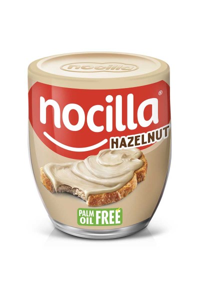 NOCILLA Pâte à tartiner Lait Noisettes sans huile de palme, verre 180g